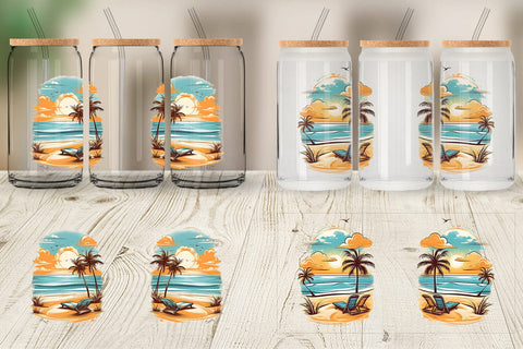 Glass Can Wrap Sublimation artnoy 