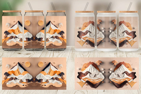 Glass Can Wrap Sublimation artnoy 