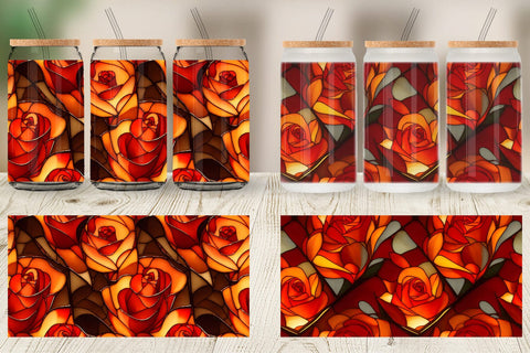 Glass Can Wrap Sublimation artnoy 