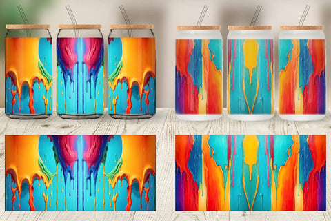 Glass Can Wrap Sublimation artnoy 