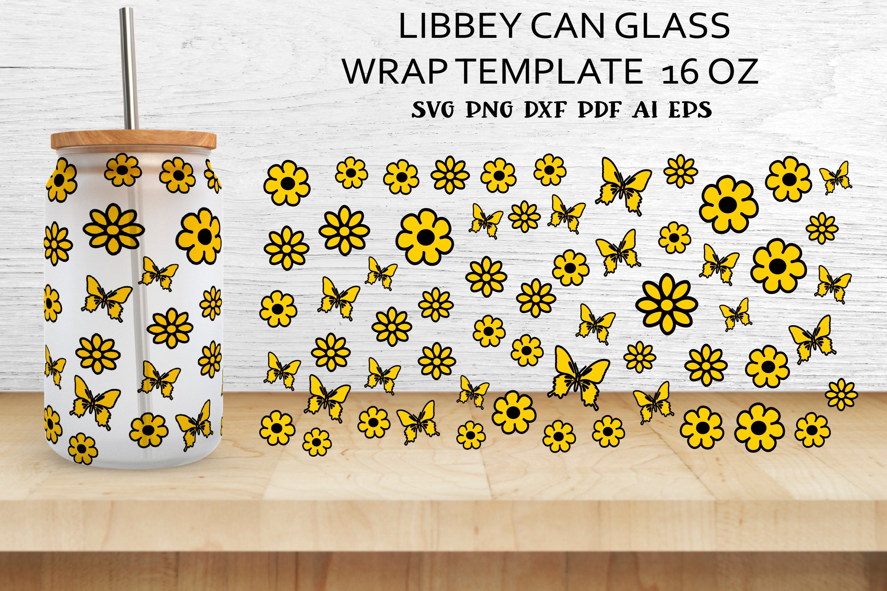 Libbey beer can glass wrap design 16oz - So Fontsy