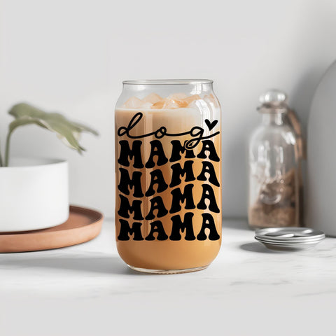 Mama Needs Coffee Libbey Can Glass Wrap Svg, DIY for Libbey Can