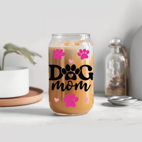 Glass Can Wrap SVG Bundle - Dog Glass Can Wrap SVG, Cat Glass Can Wrap SVG, 16oz Libbey Glass Can SVG, Coffee Glass Wrap SVG SVG GraphicsTreasures 