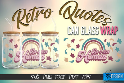 Glass Can Wrap SVG | Retro Wrap SVG | Glass Can Wrap SVG | Retro Glass Can | Wrap Template | 16 oz glass can wrap | Beer Can Glass Wrap SVG Fly Design 