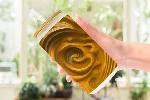 Glass Can Wraps Sublimation artnoy 