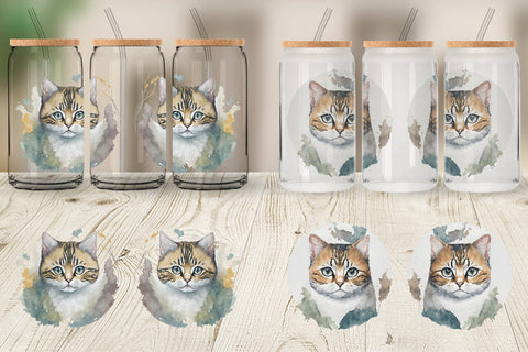 Glass Can Wraps Sublimation artnoy 