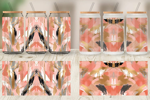 Glass Can Wraps Sublimation artnoy 