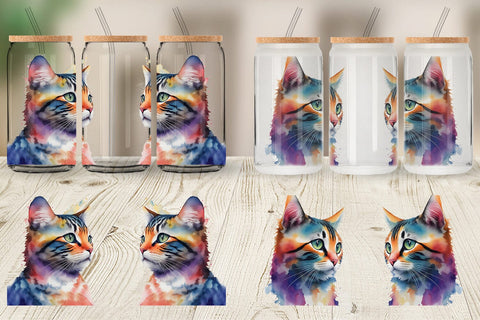 Glass Can Wraps Sublimation artnoy 