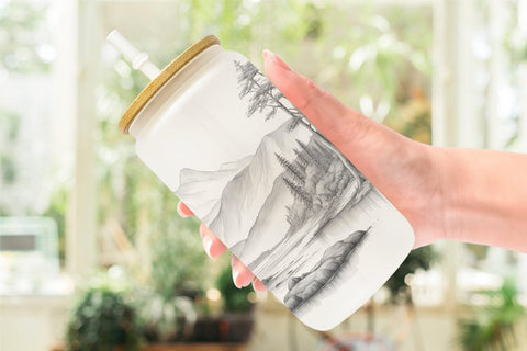 Glass Can Wraps Sublimation artnoy 