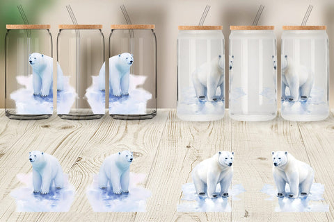 Glass Can Wraps Sublimation artnoy 