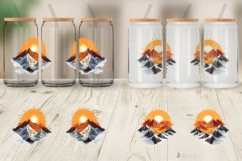 Glass Can Wraps Sublimation artnoy 