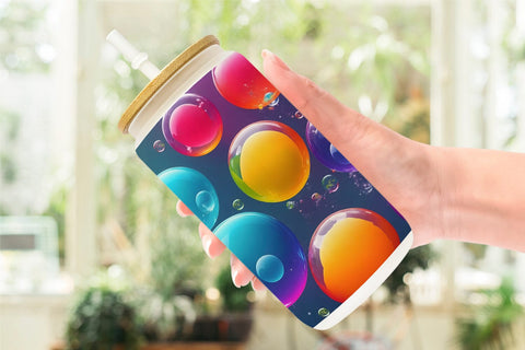 Glass Can Wraps Sublimation artnoy 