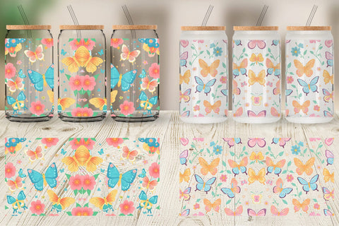 Glass Can Wraps Sublimation artnoy 