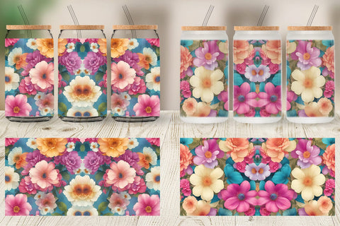 Glass Can Wraps Sublimation artnoy 