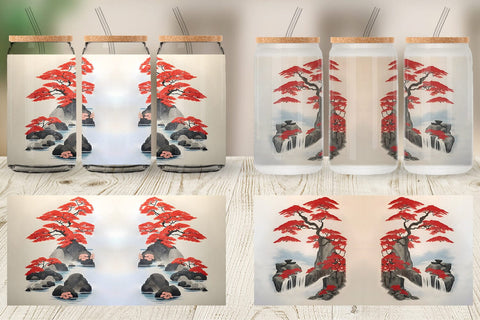 Glass Can Wraps Sublimation artnoy 