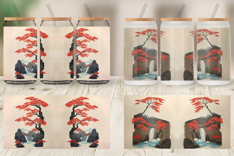 Glass Can Wraps Sublimation artnoy 