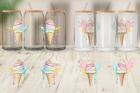 Glass Can Wraps Sublimation artnoy 