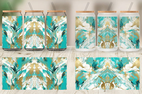 Glass Can Wraps Sublimation artnoy 