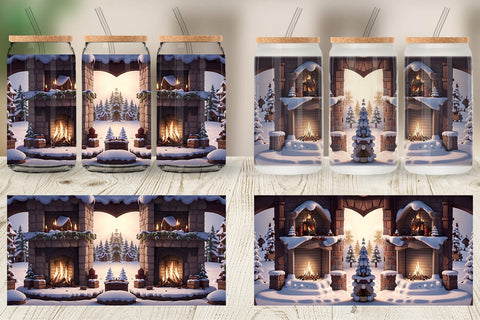 Glass Can Wraps Sublimation artnoy 