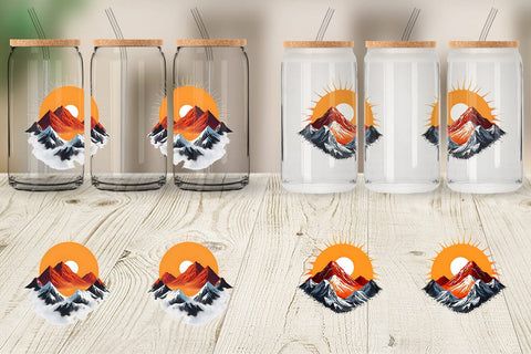 Glass Can Wraps Sublimation artnoy 