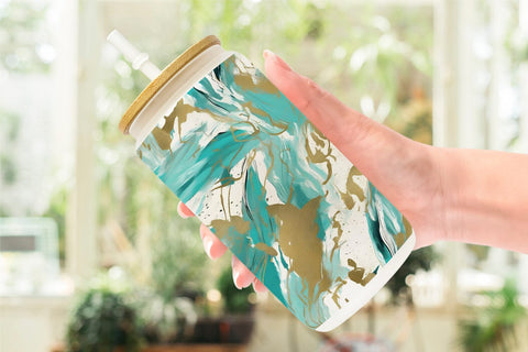 Glass Can Wraps Sublimation artnoy 