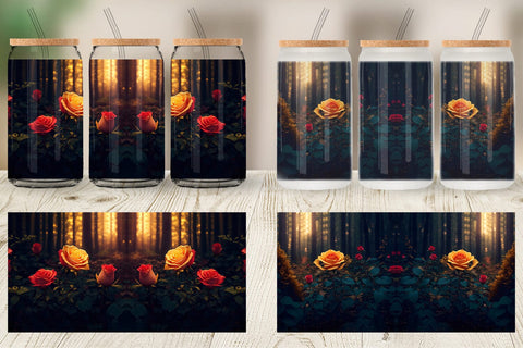 Glass Can Wraps Sublimation artnoy 