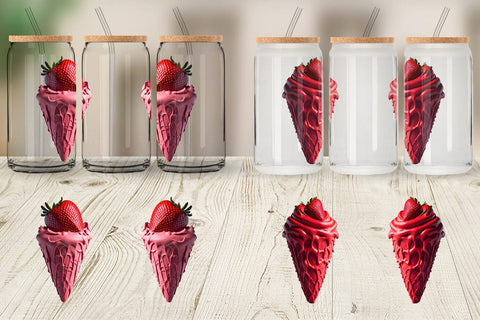 Glass Can Wraps Sublimation artnoy 