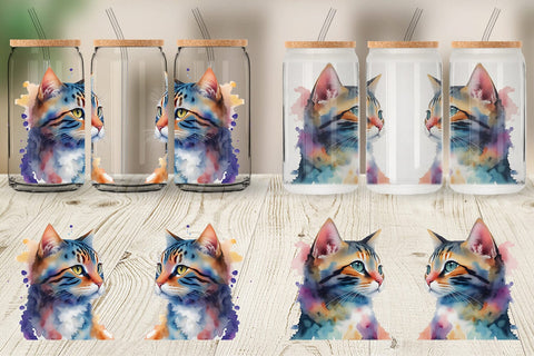 Glass Can Wraps Sublimation artnoy 