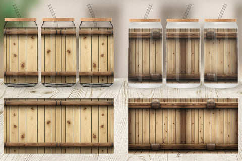 Glass Can Wraps Sublimation artnoy 