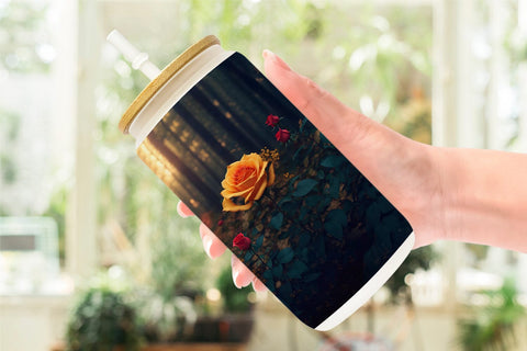 Glass Can Wraps Sublimation artnoy 