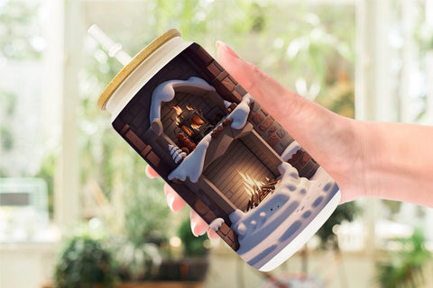 Glass Can Wraps Sublimation artnoy 