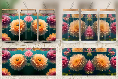 Glass Can Wraps Sublimation artnoy 