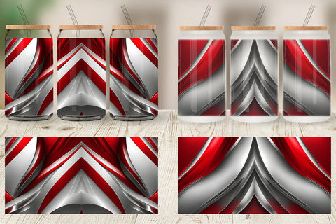 Glass Can Wraps Sublimation artnoy 