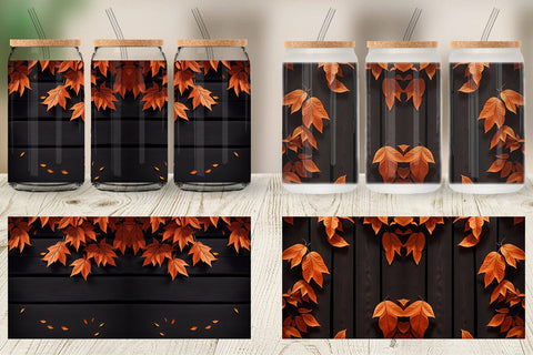 Glass Can Wraps Sublimation artnoy 