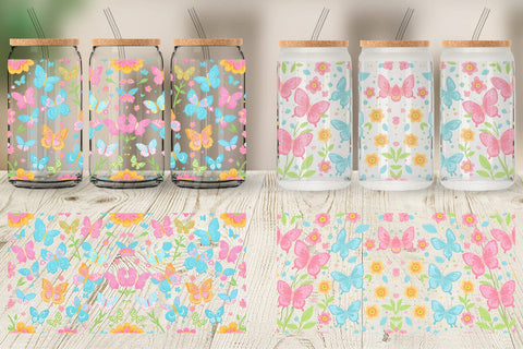 Glass Can Wraps Sublimation artnoy 