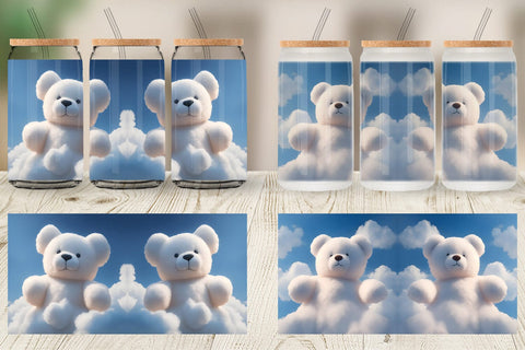 Glass Can Wraps Sublimation artnoy 