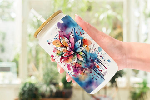 Glass Can Wraps Sublimation artnoy 