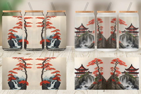 Glass Can Wraps Sublimation artnoy 