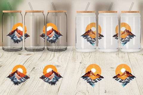 Glass Can Wraps Sublimation artnoy 