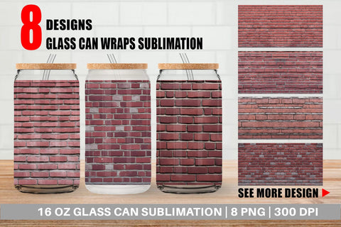 Glass Can Wraps Sublimation artnoy 