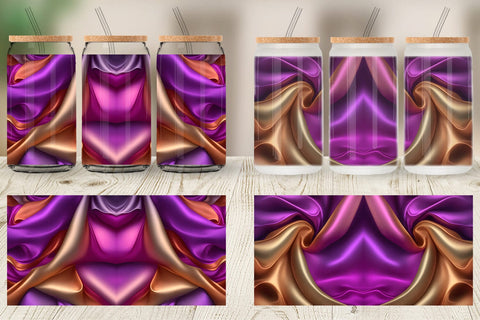 Glass Can Wraps Sublimation artnoy 