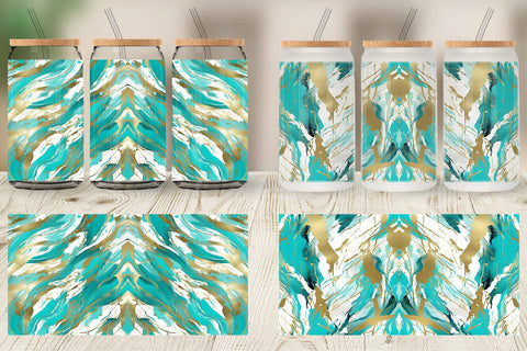 Glass Can Wraps Sublimation artnoy 