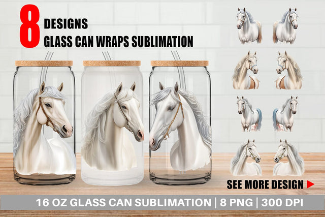 Glass Can Wraps Sublimation artnoy 