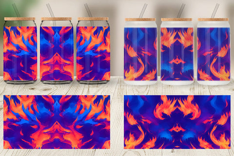 Glass Can Wraps Sublimation artnoy 