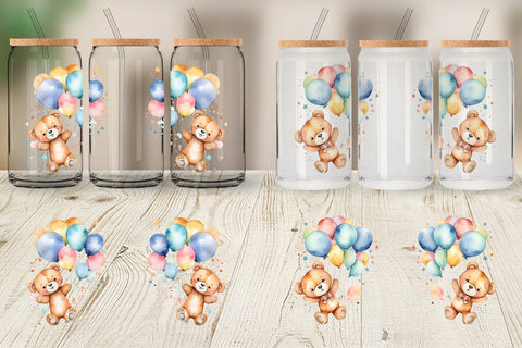 Glass Can Wraps Sublimation artnoy 