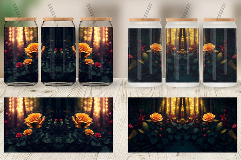 Glass Can Wraps Sublimation artnoy 