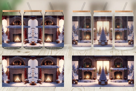 Glass Can Wraps Sublimation artnoy 