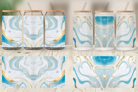 Glass Can Wraps Sublimation artnoy 