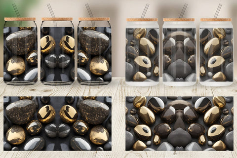 Glass Can Wraps Sublimation artnoy 