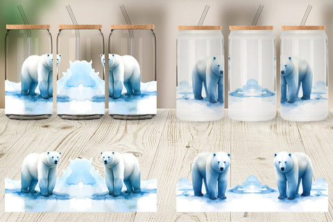 Glass Can Wraps Sublimation artnoy 